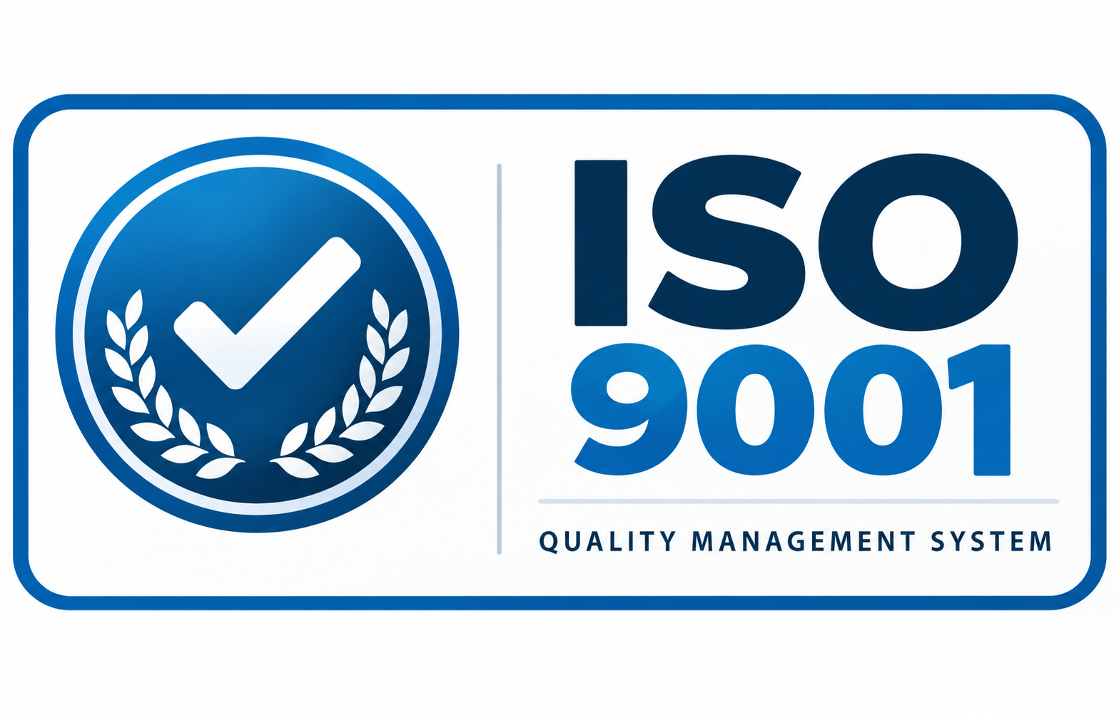 โลโก้ ISO 9001 Quality Management System