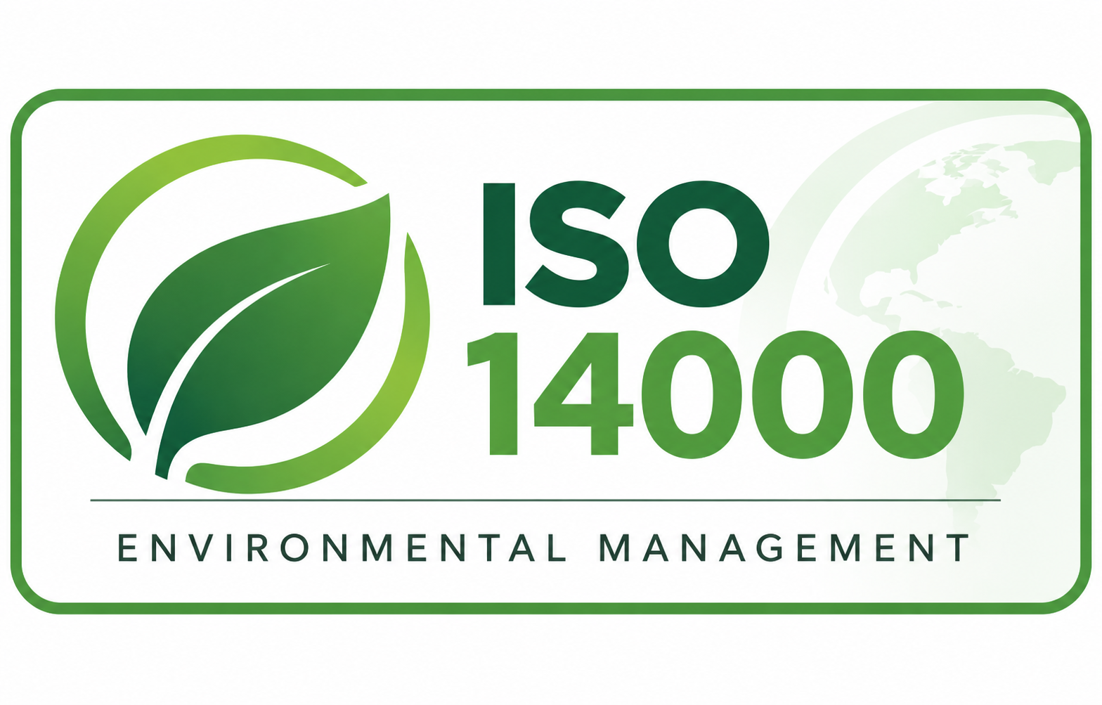 โลโก้ ISO 14000 Environmental Management