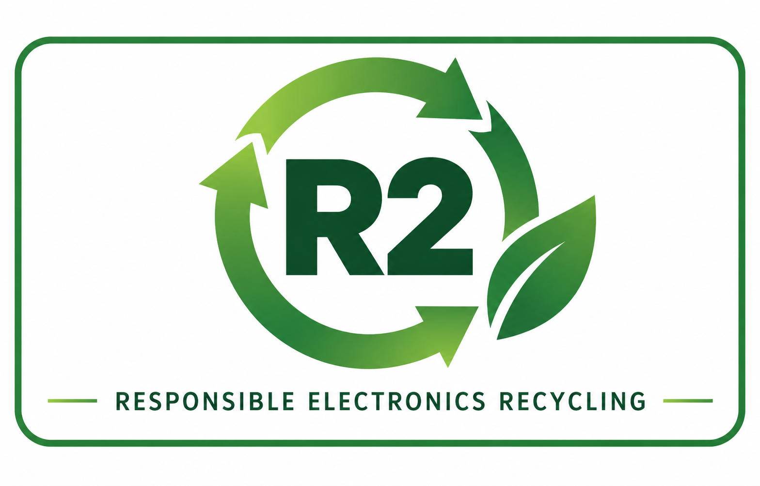 โลโก้ R2 Responsible Electronics Recycling